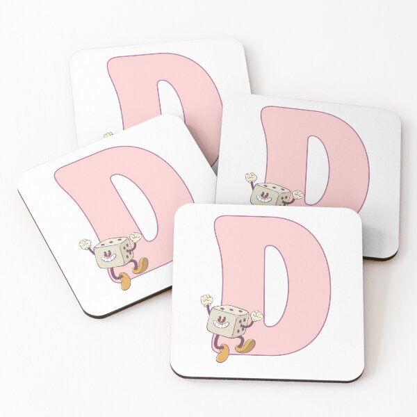 Item preview, Pink groovy letter D designed and sold by BritishDelights.