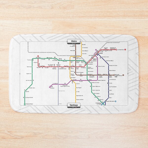 Item preview, Subway - Santiago designed and sold by aleibanez.