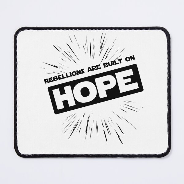 Item preview, Andor - Rebellions Are Built On Hope (Alt. Black Text) designed and sold by ClownshoesOffic.