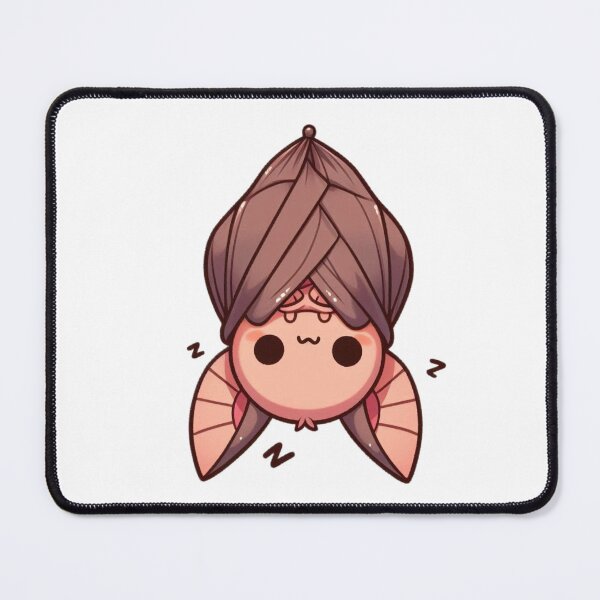 Item preview, Wrapped-Up Baby Bat - Cute Sleepy Cartoon Creature designed and sold by Confuzz1ed.