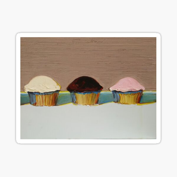 Item preview, Wayne Thiebaud cake paintings designed and sold by Bestartistinnaz.