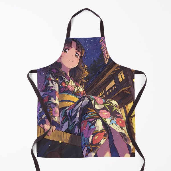 Item preview, Saori Takebe Girls und Panzer Anime Floral Yukata Night designed and sold by earlobejerk.