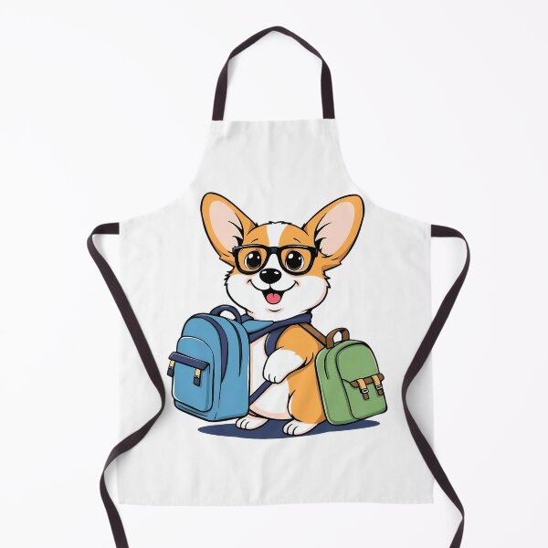 Item preview, A cute corgi dog carrying a schoolbag to school designed and sold by DOG DESIGN.