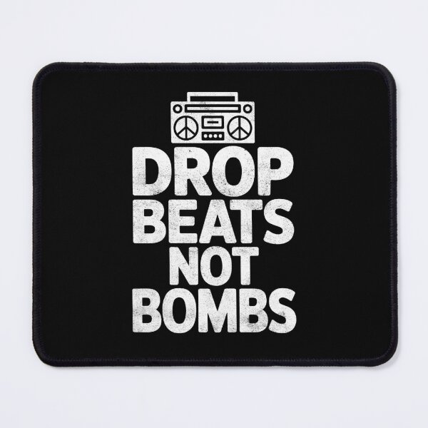 Item preview, Drop Beats Not Bombs Boombox Design designed and sold by Altered Pixels.