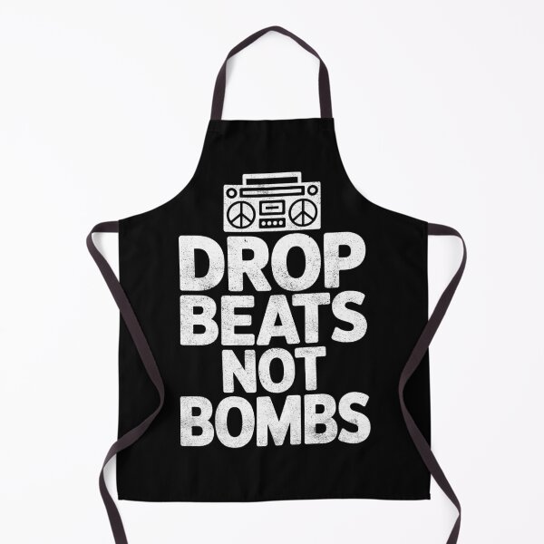 Item preview, Drop Beats Not Bombs Boombox Design designed and sold by Altered Pixels.