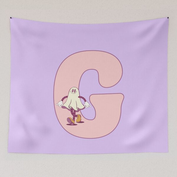 Item preview, Pink groovy letter g designed and sold by BritishDelights.