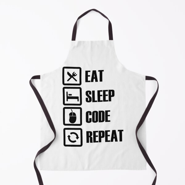 Item preview, Eat Sleep Code Repeat  designed and sold by Hairball-Pets.