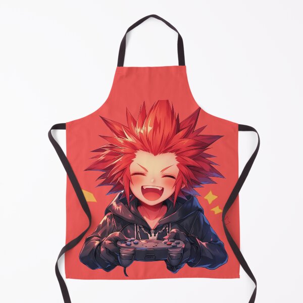 Item preview, Anime Axel Kingdom Hearts Game Red Hair Controller Chibi Cute designed and sold by earlobejerk.