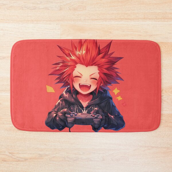 Item preview, Anime Axel Kingdom Hearts Game Red Hair Controller Chibi Cute designed and sold by earlobejerk.