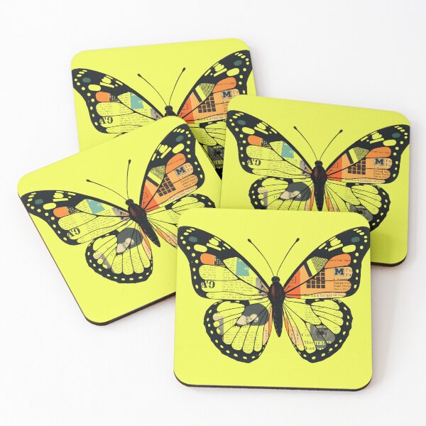 Item preview, Vintage Newspaper Collage Butterfly Art Design designed and sold by AbdS07.