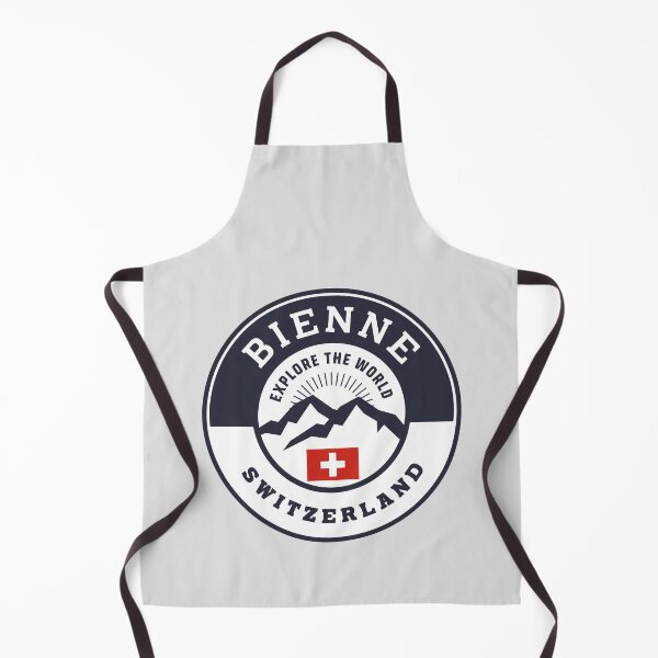 Aperçu de l'œuvre Blason noir et blanc de Bienne Suisse créée et vendue par World Designs.