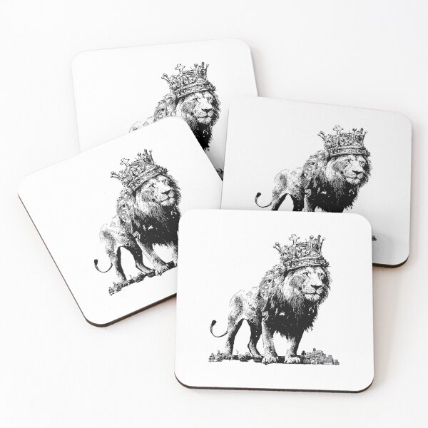 Item preview, Banksy Burdened King - Lion with City Crown designed and sold by hamishby.