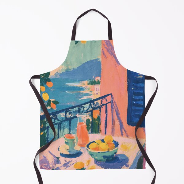 Item preview, Lemon table with sea view in Matisse style designed and sold by ArtHouseNiklas.