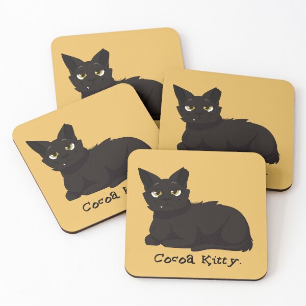 Item preview, Cocoa Kitty Lying Down designed and sold by Made With Chirps.