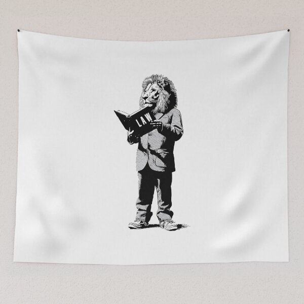 Item preview, Banksy Lion of Law - Majestic Justice designed and sold by hamishby.