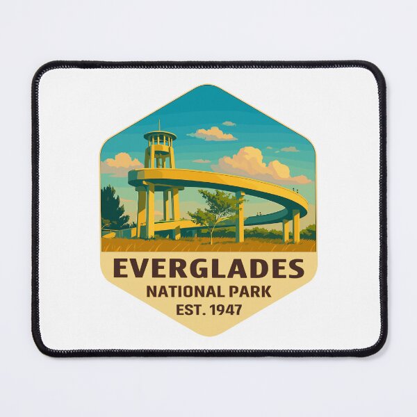 Item preview, Everglades National Park Retro Swamp Wildlife Sticker designed and sold by Ismeal Von.