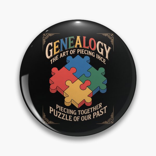 Item preview, Genealogy The Art Of Piecing Together The Puzzle Of Our Past designed and sold by tearbytea.