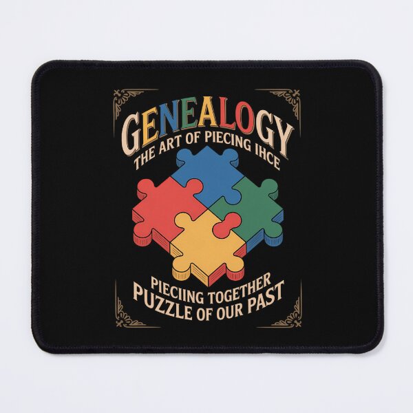 Item preview, Genealogy The Art Of Piecing Together The Puzzle Of Our Past designed and sold by tearbytea.