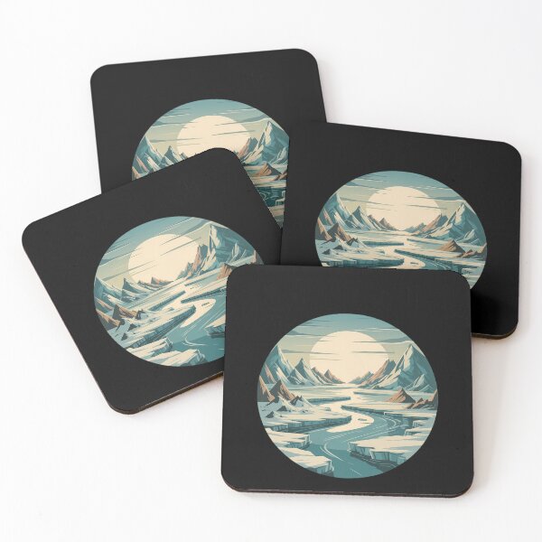 Item preview, Greenland scenery Art Deco designed and sold by tearbytea.