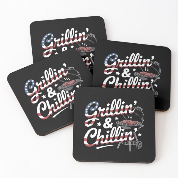 Item preview, Grillin Chillin Patriotic BBQ designed and sold by tearbytea.