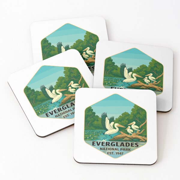 Item preview, Everglades National Park Retro Swamp Wildlife Sticker designed and sold by Ismeal Von.