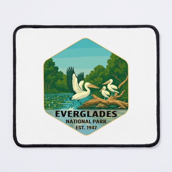 Item preview, Everglades National Park Retro Swamp Wildlife Sticker designed and sold by Ismeal Von.