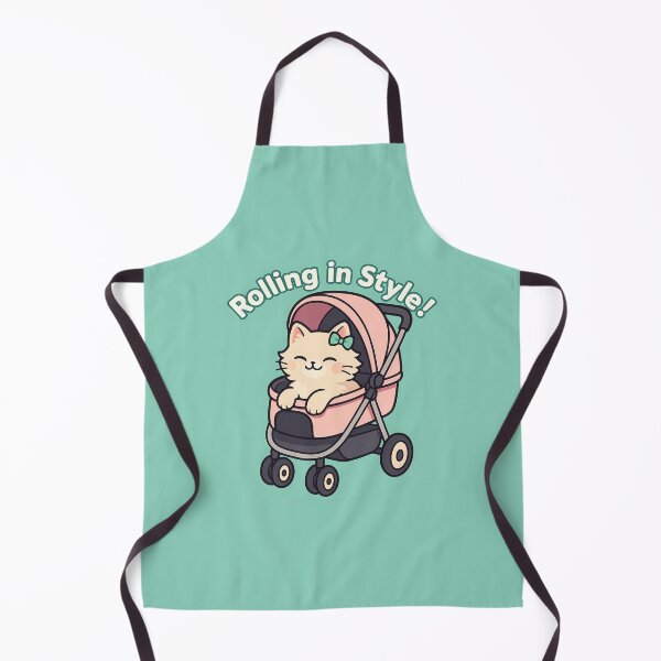 Item preview, Cream Kitten Lounging In Stroller designed and sold by Yuliya Brush.