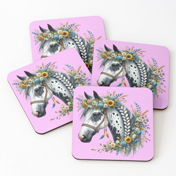 Item preview, Fantasy horse with flowers designed and sold by LoneAngel.