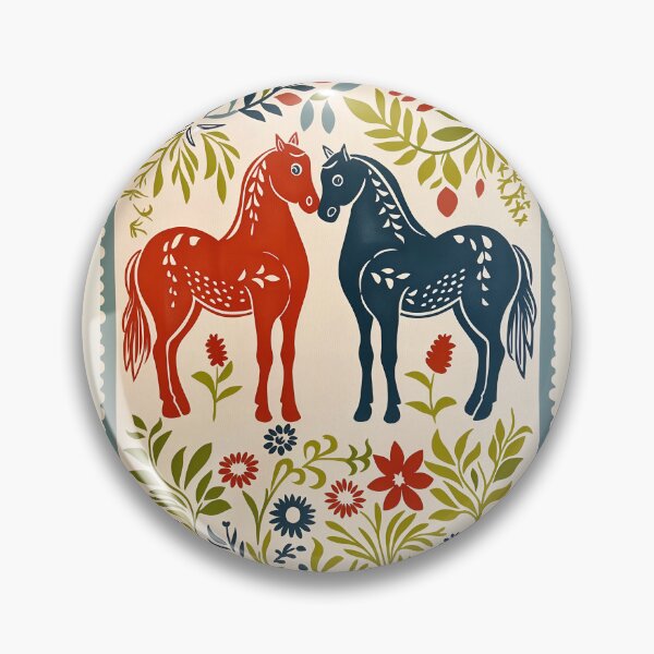 Item preview, Vintage Horses, Floral Horses designed and sold by xiao xuans.