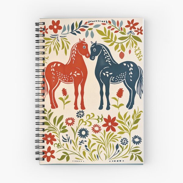 Item preview, Vintage Horses, Floral Horses designed and sold by xiao xuans.