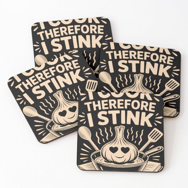 Item preview, I Cook Therefore I Stink Rustic Garlic designed and sold by waazwee6.