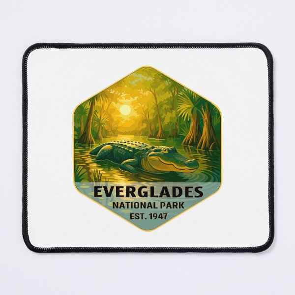 Item preview, Everglades National Park Retro Swamp Wildlife Sticker designed and sold by Ismeal Von.