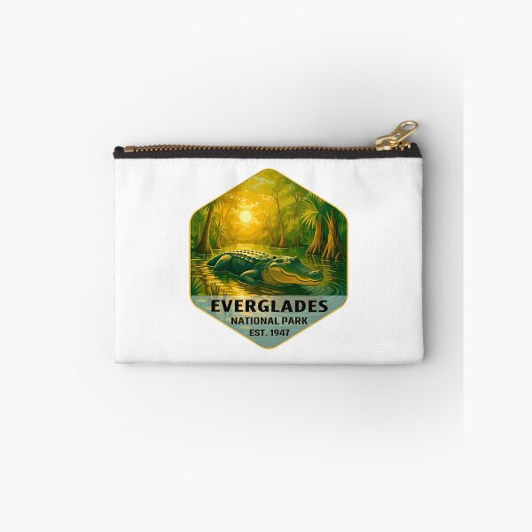 Item preview, Everglades National Park Retro Swamp Wildlife Sticker designed and sold by Ismeal Von.