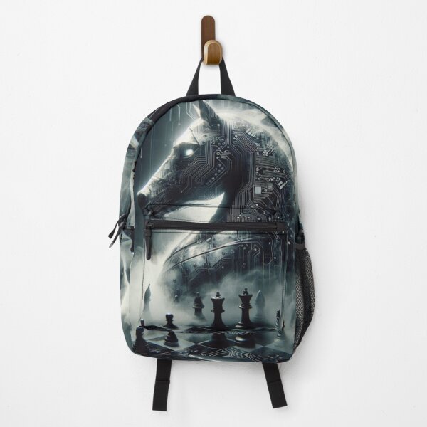 Item preview, Circuit Smoke Knight – Cyber Chess Art designed and sold by NowDesignsV.