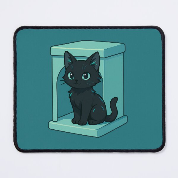 Item preview, Curious Black Kitten In Cat Condo designed and sold by Yuliya Brush.