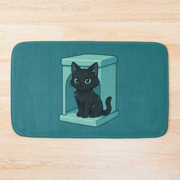 Item preview, Curious Black Kitten In Cat Condo designed and sold by Yuliya Brush.