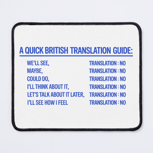 Item preview, British Translation Guide designed and sold by Angry Swan Designs.