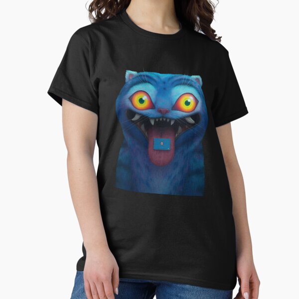 Vista previa del artículo con la obra «Azul Antiguo Derpy Tigre Jinu Saja Boys Kpop Cazadores de demonios», diseñado y vendido por matchakpop.