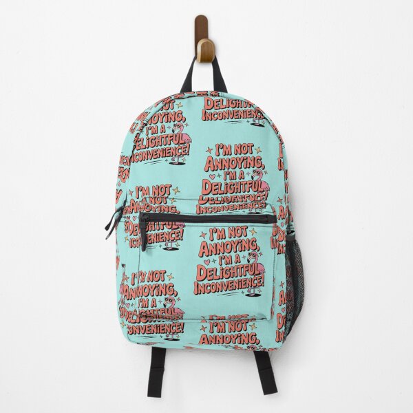 Item preview, Delightful Inconvenience – Funny Flamingo Quote Design designed and sold by Design Delinquent.