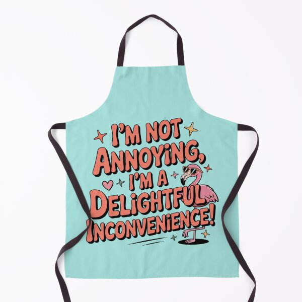 Item preview, Delightful Inconvenience – Funny Flamingo Quote Design designed and sold by Design Delinquent.