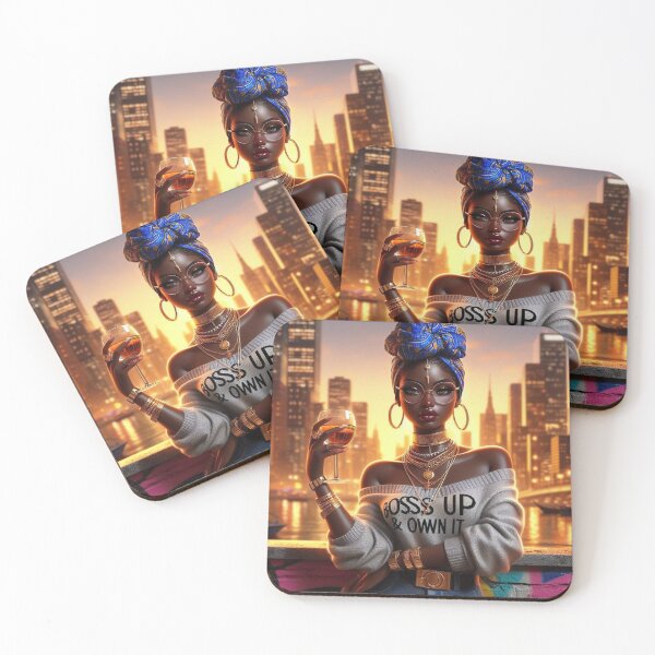 Item preview, Boss Up Queen – Black Girl Magic Street Style Art designed and sold by RushPrints88.