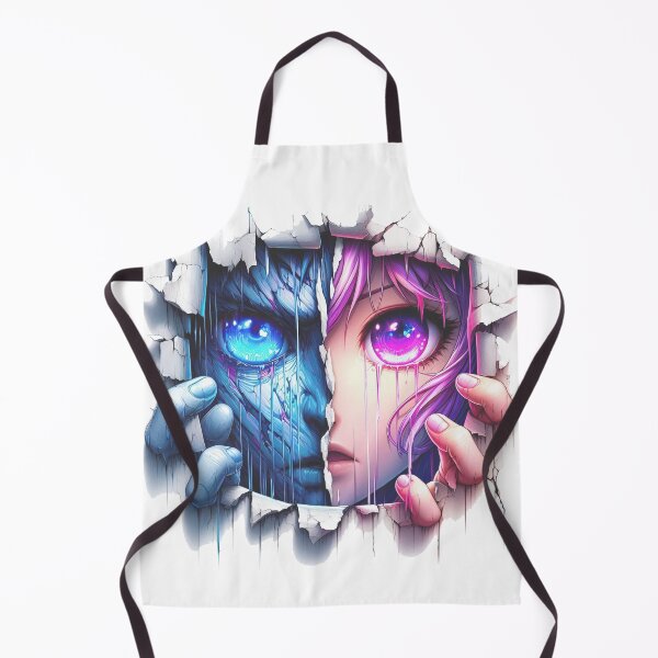Item preview, Anime demon girl comes through the wall designed and sold by NMB-ART-Design.
