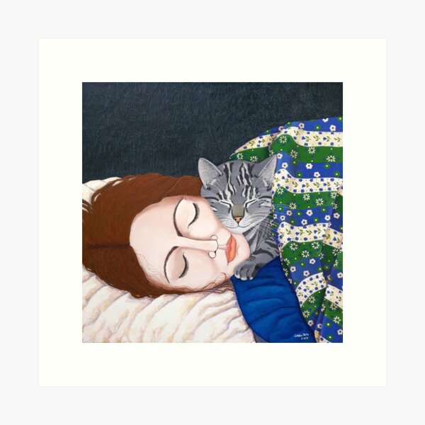 Item preview,  A woman who's crazy about cats designed and sold by Madalena Lobao-Tello.