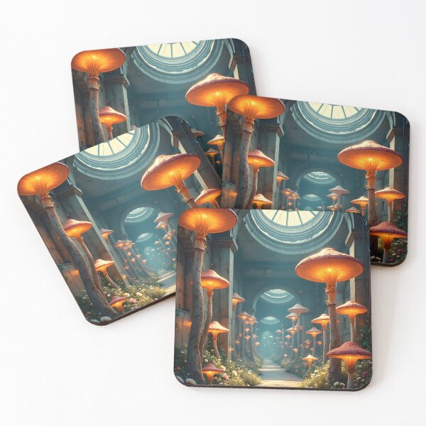 Item preview, Enchanted Fungal Cathedral designed and sold by oanaunciuleanu.