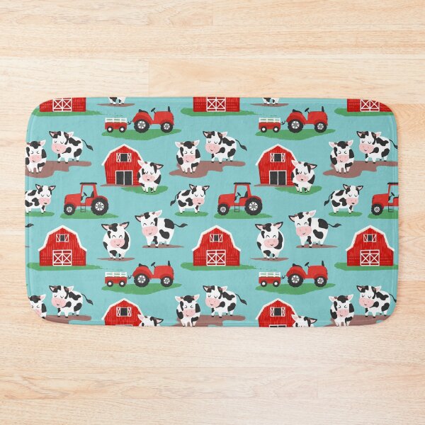Item preview, Cows Out to Pasture Rustic Red Green Farm Life designed and sold by SamAnnDesigns.