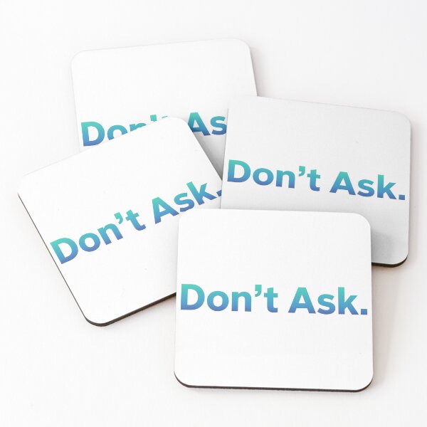 Item preview, Don't Ask designed and sold by Angry Swan Designs.