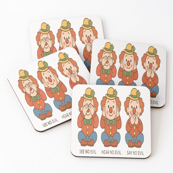 Item preview,  wise Clowns see/ hear/ speak no evil designed and sold by JamesDunican.