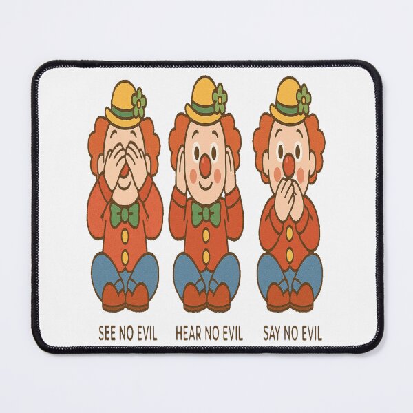 Item preview,  wise Clowns see/ hear/ speak no evil designed and sold by JamesDunican.
