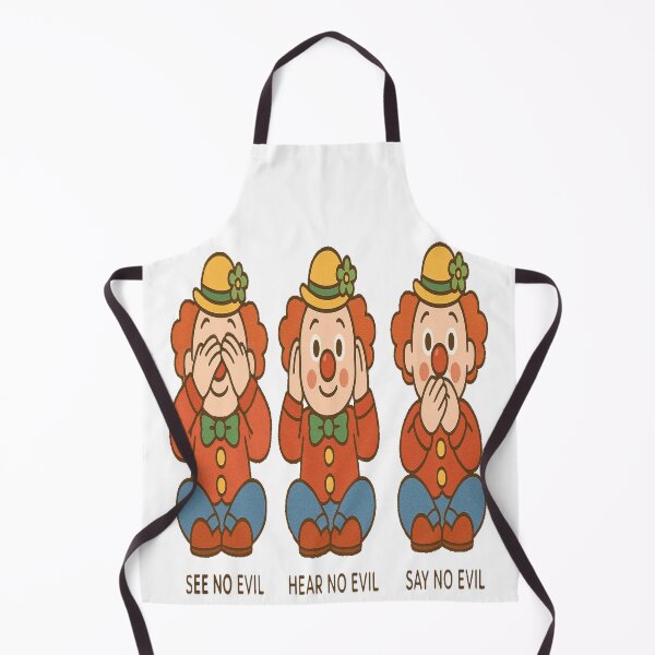 Item preview, wise Clowns see/ hear/ speak no evil designed and sold by JamesDunican.