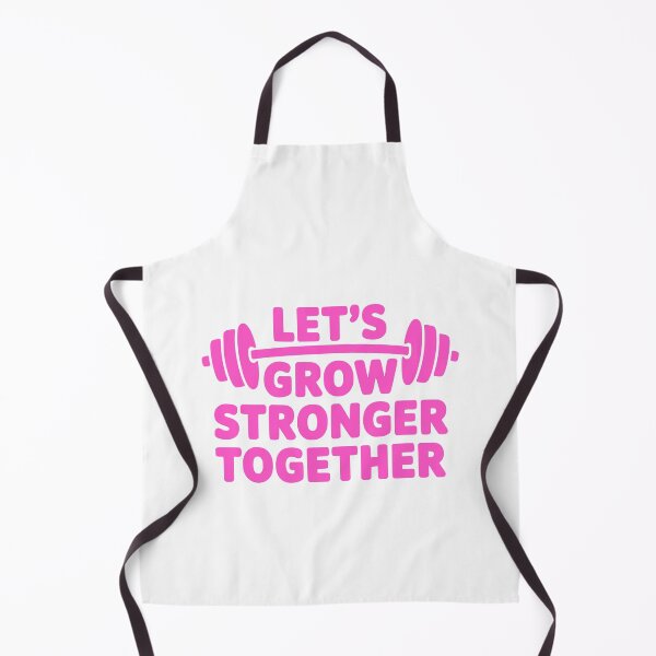 Item preview, Let's Grow Stronger Together! Pink Gym Girl designed and sold by PMCreative.